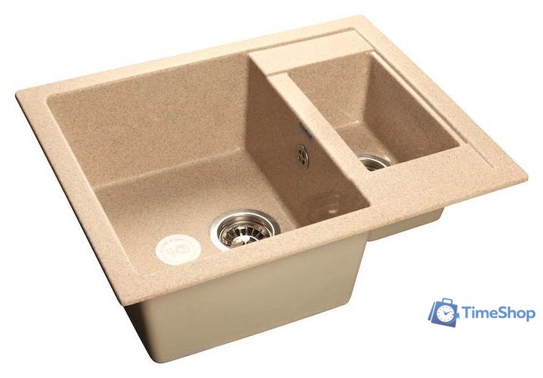 Кухонная мойка GranFest GF-Q610K (песочный) - Изображение №1 — Интернет-магазин Time-Shop
