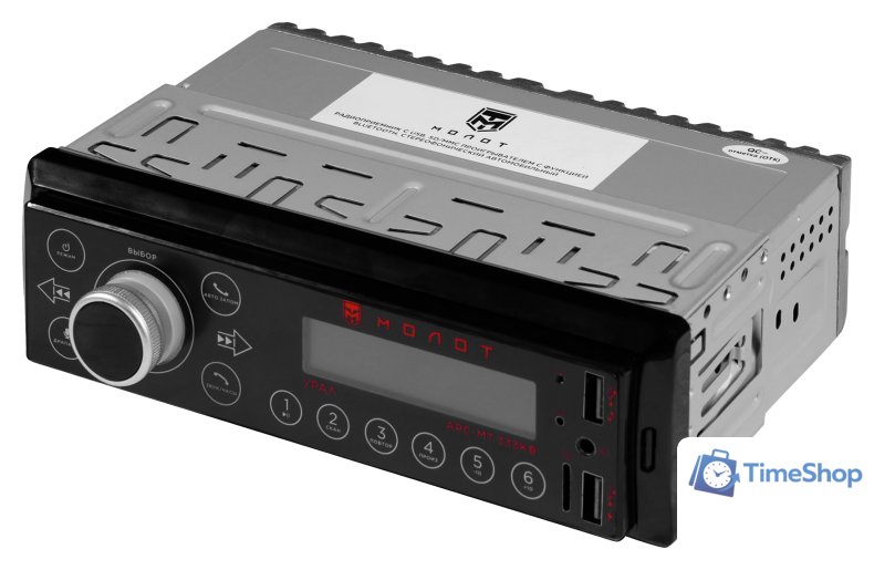 USB-магнитола Урал Молот АРС-МТ 333К - Изображение №2 — Интернет-магазин Time-Shop