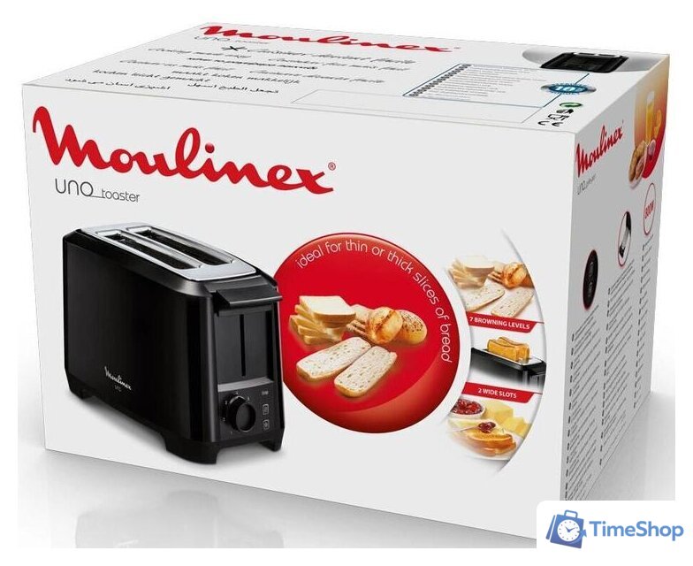 Тостер Moulinex Uno LT140811 - Изображение №6 — Интернет-магазин Time-Shop