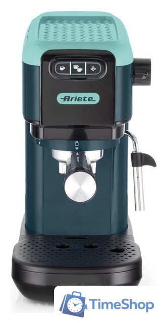 Рожковая кофеварка Ariete 1399/17 Light Aquamarine - Изображение №2 — Интернет-магазин Time-Shop