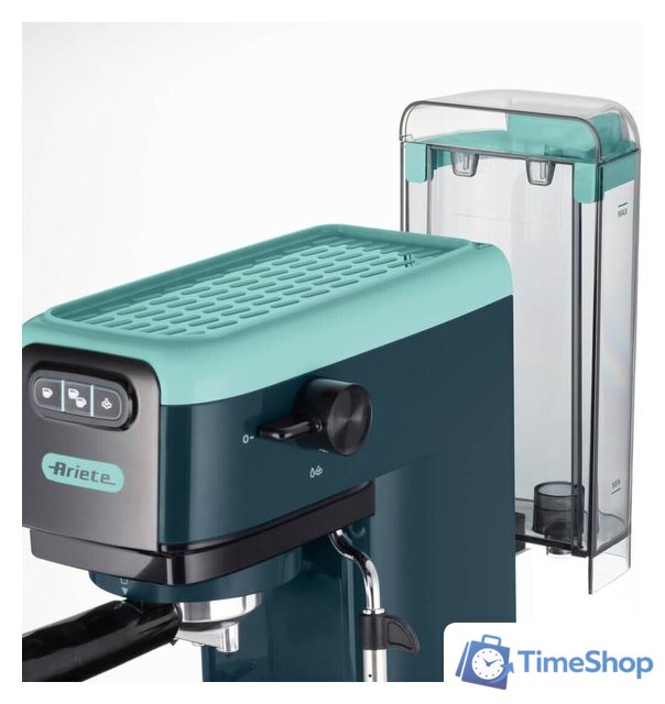 Рожковая кофеварка Ariete 1399/17 Light Aquamarine - Изображение №3 — Интернет-магазин Time-Shop
