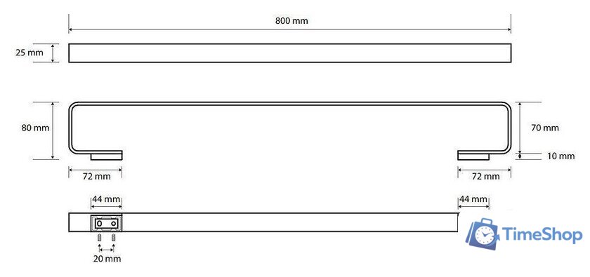 Держатель для полотенца Bemeta Solo 139104412 - Изображение №2 — Интернет-магазин Time-Shop
