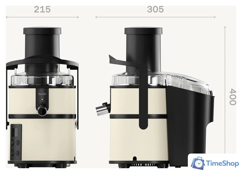 Соковыжималка Tuvio TJ03MD - Изображение №10 — Интернет-магазин Time-Shop