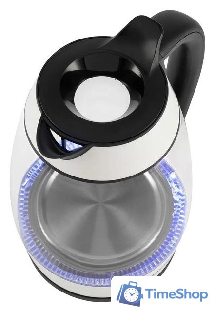 Электрический чайник Polaris PWK 2006CGL (белый) - Изображение №7 — Интернет-магазин Time-Shop