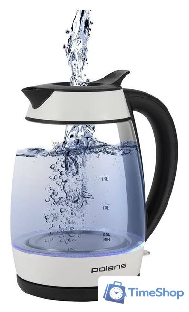 Электрический чайник Polaris PWK 2006CGL (белый) - Изображение №1 — Интернет-магазин Time-Shop