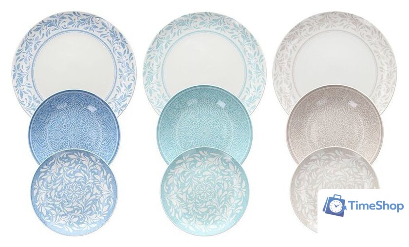 Набор тарелок Tognana Madison Celine MC07018M221 (18 шт) - Изображение №1 — Интернет-магазин Time-Shop