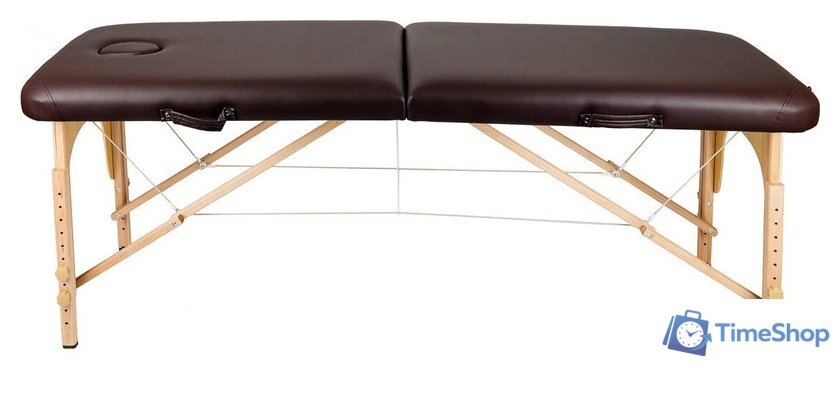 Массажный стол Atlas Sport складной 2-с деревянный 70 см (коричневый) - Изображение №2 — Интернет-магазин Time-Shop