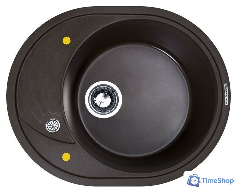 Кухонная мойка Zigmund & Shtain Kreis OV 575 (швейцарский шоколад) - Изображение №1 — Интернет-магазин Time-Shop