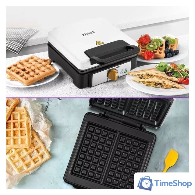 Вафельница Kitfort KT-1692 - Изображение №4 — Интернет-магазин Time-Shop