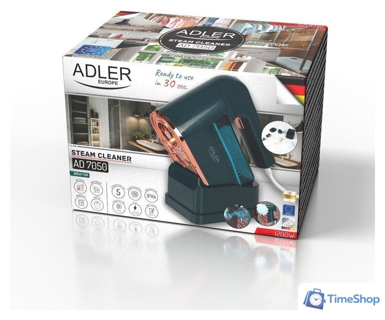Пароочиститель Adler AD 7050 - Изображение №30 — Интернет-магазин Time-Shop
