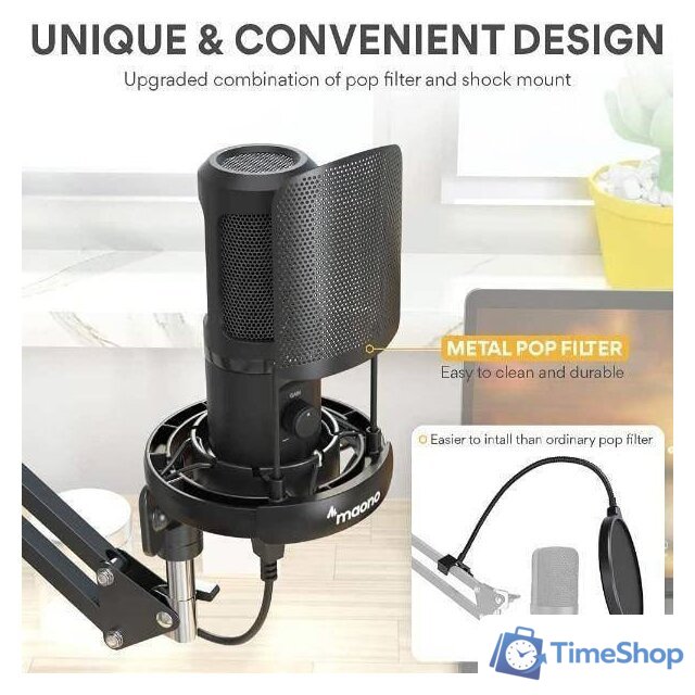 Проводной микрофон Maono AU-PM461S - Изображение №4 — Интернет-магазин Time-Shop