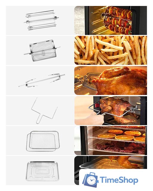 Мини-печь Kitfort KT-2236 - Изображение №8 — Интернет-магазин Time-Shop