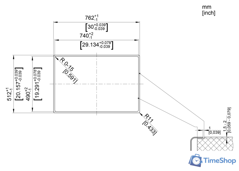 Кухонная мойка Blanco Claron 700-IF/A Durinox 523394 - Изображение №4 — Интернет-магазин Time-Shop