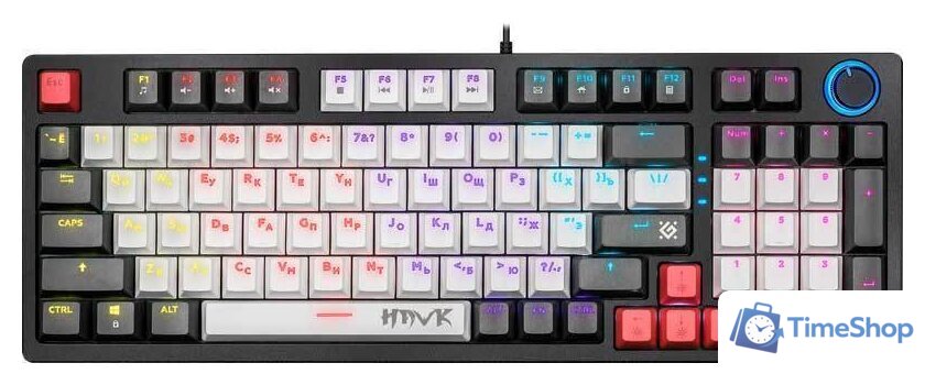Клавиатура Defender Hawk GK-418 (черный, Outemu Red) - Изображение №1 — Интернет-магазин Time-Shop