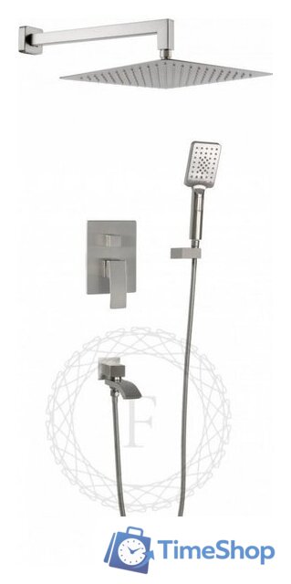 Душевая система  Filarete Waterfall FL1010 (никель) - Изображение №1 — Интернет-магазин Time-Shop