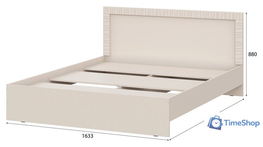 Кровать NN мебель Калипсо 160x200 (меланж) - Изображение №4 — Интернет-магазин Time-Shop