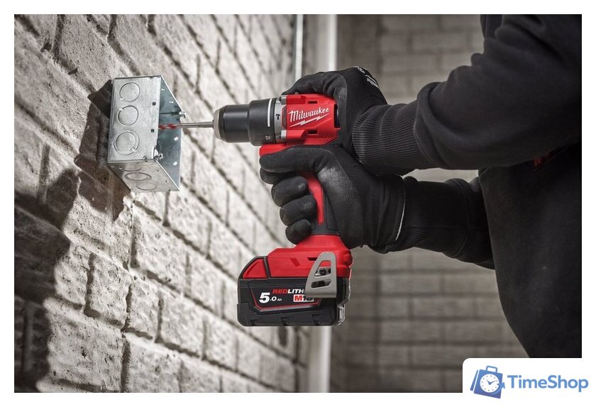 Ударная дрель-шуруповерт Milwaukee M18 BLPDRC-402C 4933492824 (с 2-мя АКБ 4 Ач, кейс) - Изображение №4 — Интернет-магазин Time-Shop
