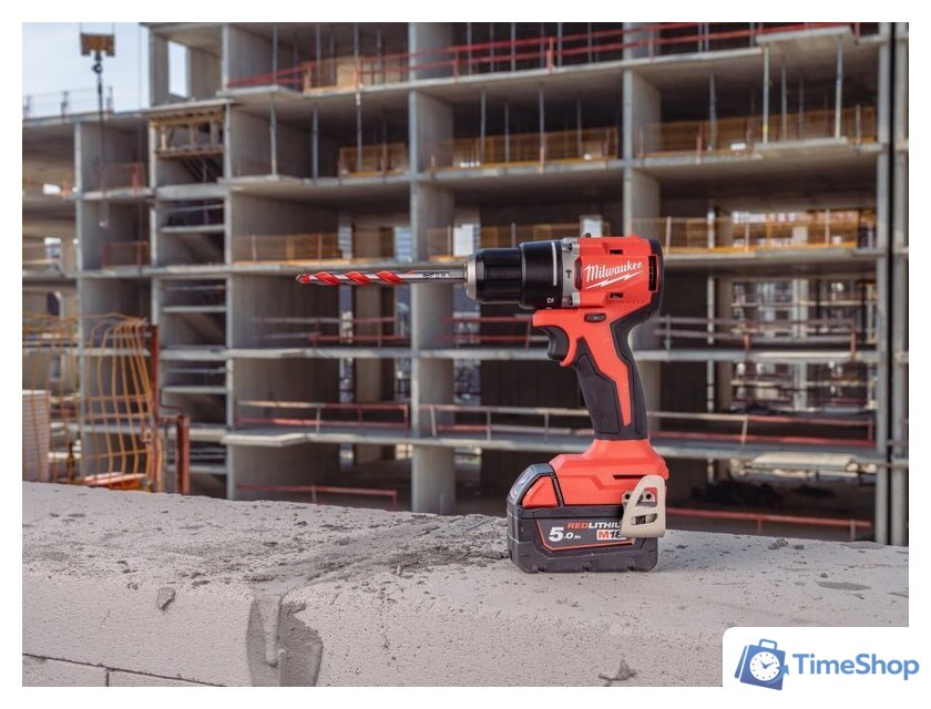 Ударная дрель-шуруповерт Milwaukee M18 BLPDRC-402C 4933492824 (с 2-мя АКБ 4 Ач, кейс) - Изображение №8 — Интернет-магазин Time-Shop
