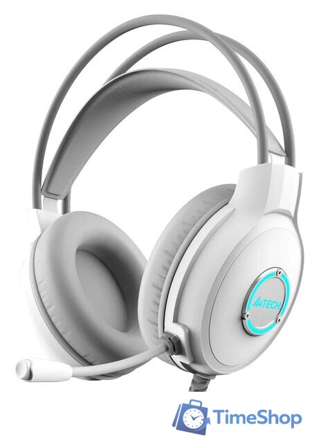 Наушники A4Tech Fstyler FH300U (белый) - Изображение №1 — Интернет-магазин Time-Shop