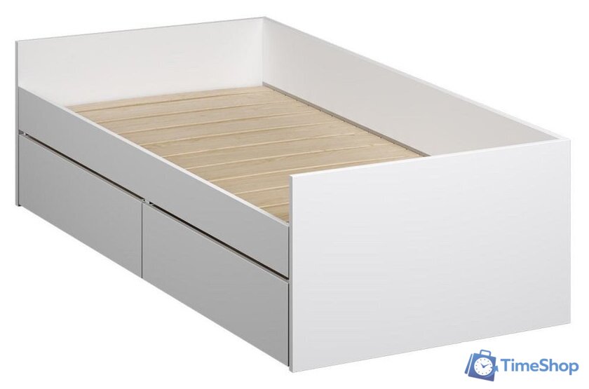 Кровать-тахта Mio Tesoro Сириус раздвижная 90x200 2.02.08.450.1 (белый) - Изображение №1 — Интернет-магазин Time-Shop