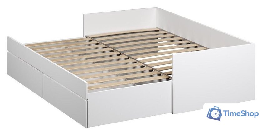 Кровать-тахта Mio Tesoro Сириус раздвижная 90x200 2.02.08.450.1 (белый) - Изображение №3 — Интернет-магазин Time-Shop