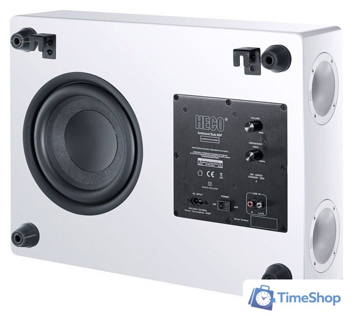 Проводной сабвуфер Heco Ambient Sub 88 F (белый) - Изображение №3 — Интернет-магазин Time-Shop