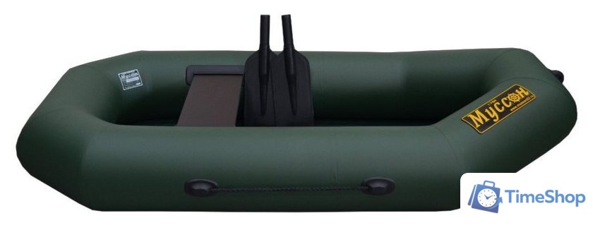 Гребная лодка Муссон S-190 с гребками (зеленый) - Изображение №3 — Интернет-магазин Time-Shop