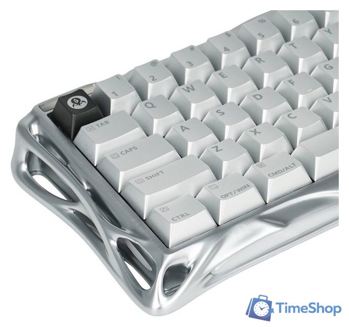 Клавиатура Gravastar Mercury V60 Pro Deluxe Edition Chrome Silver (GravaStar UFO Magnetic) - Изображение №6 — Интернет-магазин Time-Shop