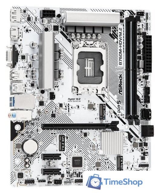 Материнская плата ASRock B760M-HDV/M.2 - Изображение №4 — Интернет-магазин Time-Shop