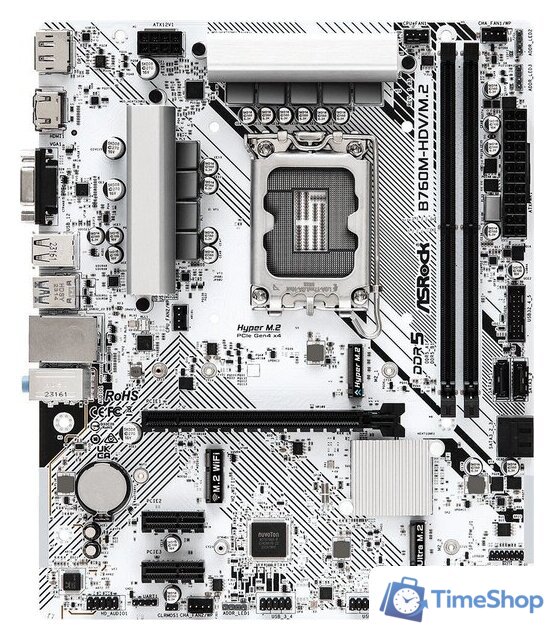 Материнская плата ASRock B760M-HDV/M.2 - Изображение №1 — Интернет-магазин Time-Shop