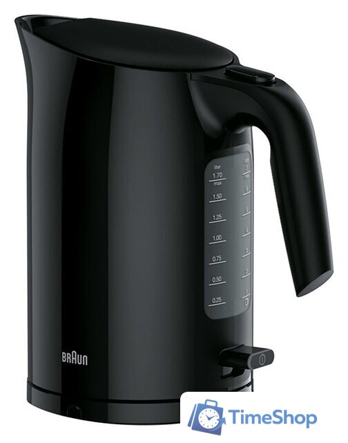 Электрический чайник Braun PurEase WK 3100 BK 0X21010007 - Изображение №1 — Интернет-магазин Time-Shop