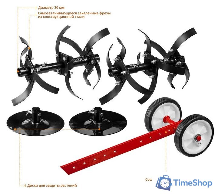 Мотокультиватор бензиновый Зубр МКТ-200 - Изображение №2 — Интернет-магазин Time-Shop