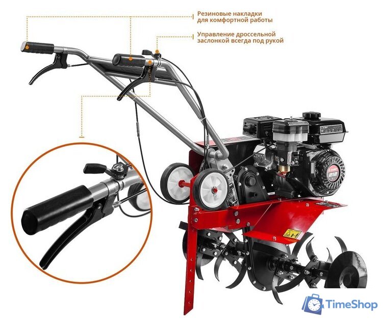 Мотокультиватор бензиновый Зубр МКТ-200 - Изображение №4 — Интернет-магазин Time-Shop