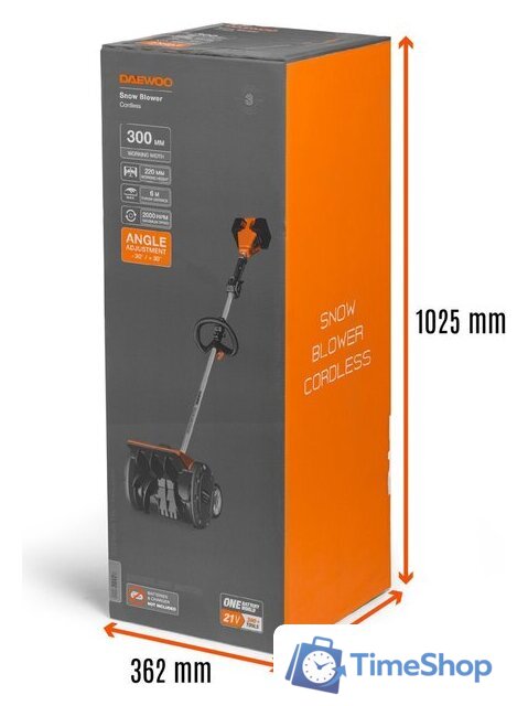 Снегоуборщик Daewoo Power DAST 3042Li (без АКБ) - Изображение №15 — Интернет-магазин Time-Shop