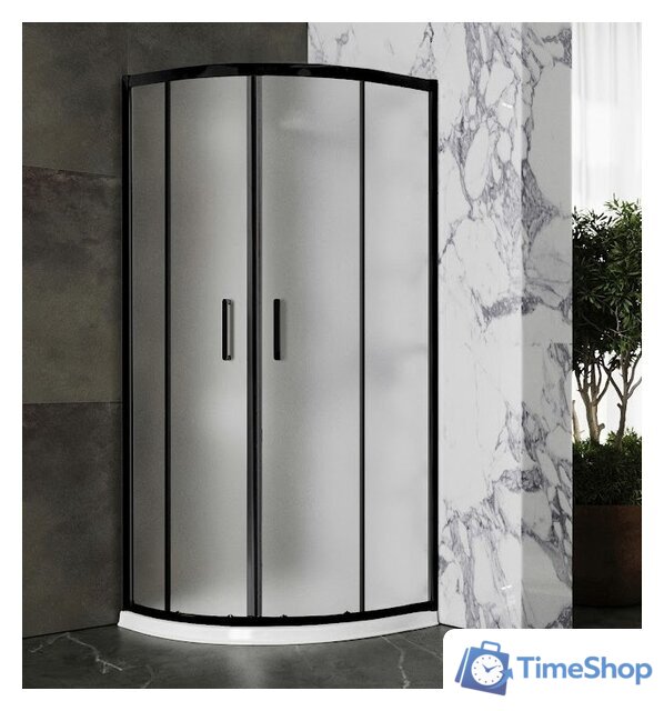 Душевой уголок Roxen Santi 55020-90BC 90х90 (матовое стекло) - Изображение №3 — Интернет-магазин Time-Shop