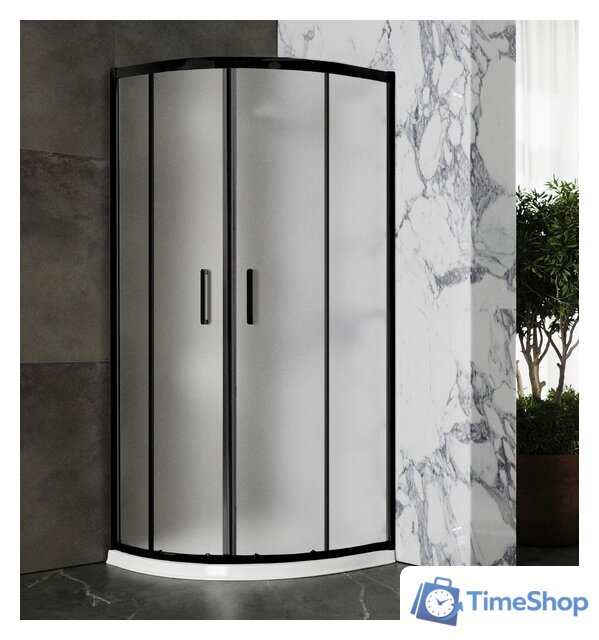 Душевой уголок Roxen Santi 55020-90BC 90х90 (матовое стекло) - Изображение №1 — Интернет-магазин Time-Shop