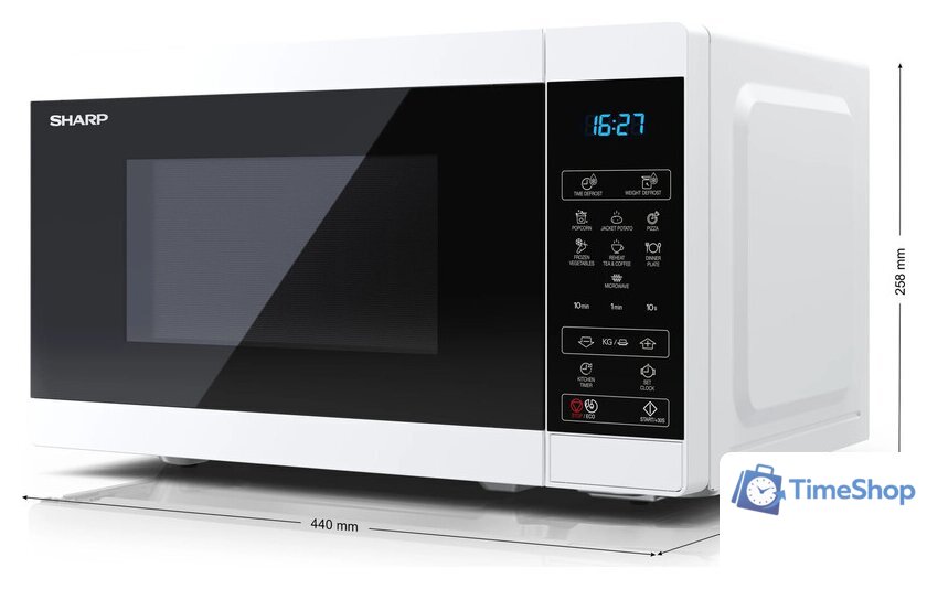 Микроволновая печь Sharp YC-MS02E-S - Изображение №2 — Интернет-магазин Time-Shop