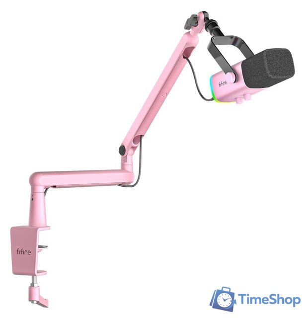 Проводной микрофон FIFINE TAM8 (розовый) - Изображение №4 — Интернет-магазин Time-Shop