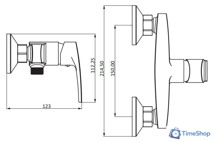 Смеситель Damixa Eclipse 482000000 - Изображение №4 — Интернет-магазин Time-Shop