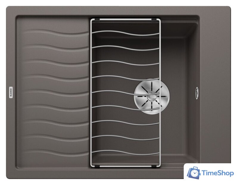 Кухонная мойка Blanco Elon 45 S 527250 (вулканический серый) - Изображение №1 — Интернет-магазин Time-Shop