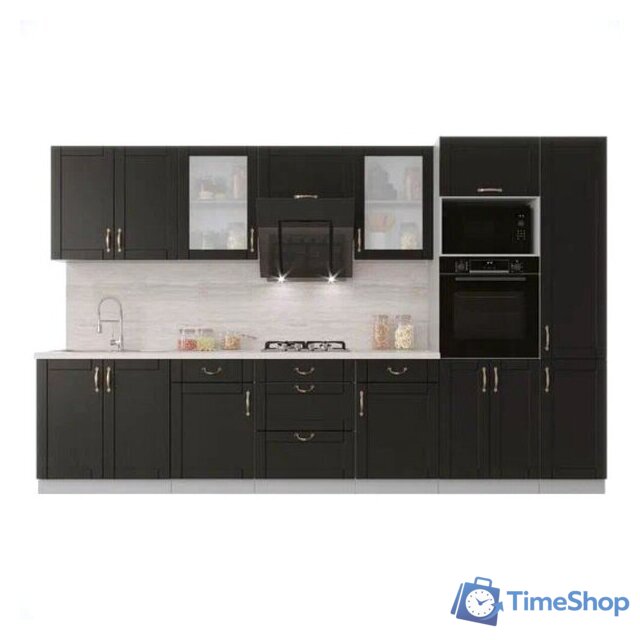 Готовая кухня Интерлиния Мила Крафт 3.4 (дуб английский) - Изображение №1 — Интернет-магазин Time-Shop