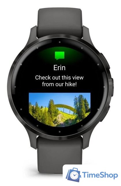 Умные часы Garmin Venu 3S (серая галька, с силиконовым ремешком) - Изображение №6 — Интернет-магазин Time-Shop