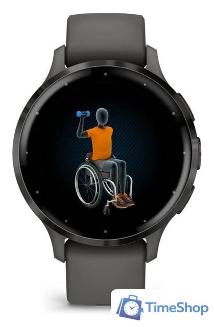 Умные часы Garmin Venu 3S (серая галька, с силиконовым ремешком) - Изображение №4 — Интернет-магазин Time-Shop