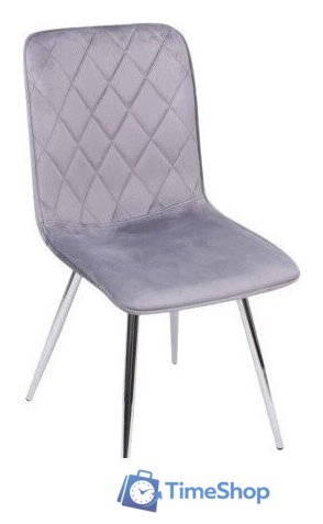 Стул Седия Pablo (светло-серый велюр HLR-20/черный) - Изображение №1 — Интернет-магазин Time-Shop