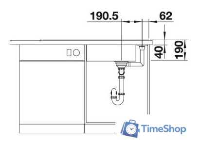 Кухонная мойка Blanco Axia III XL 6 S (разделочная доска из стекла, темная скала) - Изображение №4 — Интернет-магазин Time-Shop