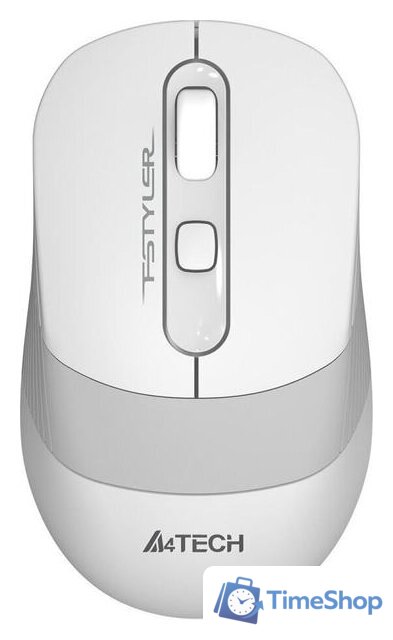 Мышь A4Tech Fstyler FG10S (белый/серый) - Изображение №1 — Интернет-магазин Time-Shop