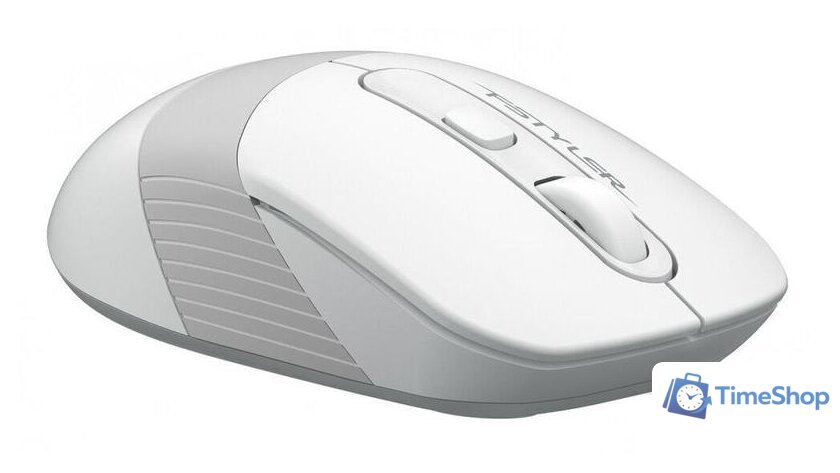 Мышь A4Tech Fstyler FG10S (белый/серый) - Изображение №3 — Интернет-магазин Time-Shop