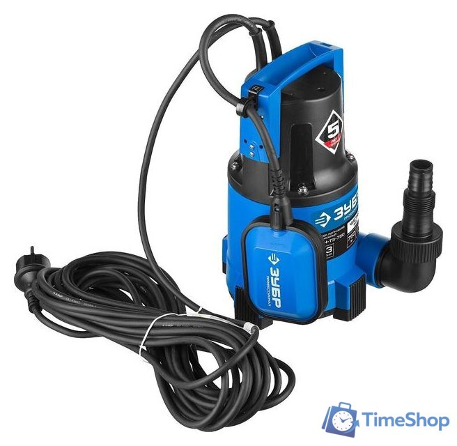 Дренажный насос Зубр НПЧ-Т3-750 - Изображение №4 — Интернет-магазин Time-Shop