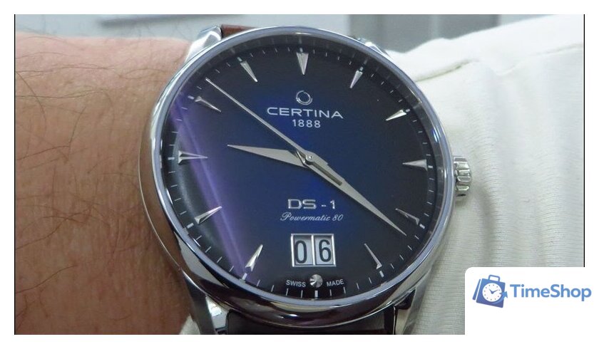 Наручные часы Certina DS-1 Big Date Powermatic 80 C029.426.16.041.00 - Изображение №6 — Интернет-магазин Time-Shop