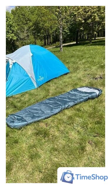 Спальный мешок Calviano Acamper Bergen 300г/м2 (хаки) - Изображение №5 — Интернет-магазин Time-Shop